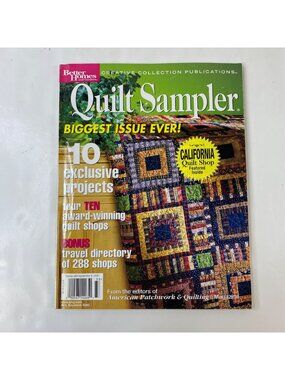 Better Homes & Gardens Quilt Sampler Magazine 2003 Biggest Issue Ever Patterns